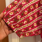 Maisie Mini Skirt in Pink and Yellow Red Photo 7