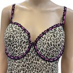 Rampage Vintage Y2K Semi Sheer Mesh Animal Print Cami Lingerie Top Womens 2X Photo 3