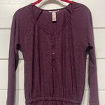 Victoria's Secret Victoria’s Secret Long Sleeve Ribbed Romper PJ Lounge Pajama Set Photo 1