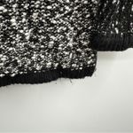 Calvin Klein  Black & White Colorblock Long Sleeve‎ Pullover Sweater Sz M Photo 6