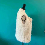 Melrose and Market  faux fur vest in size small Photo 2