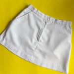 Vintage Solid White Mini Golf Athletic Skirt Size 10 Photo 0