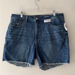 Old Navy NEW!! High Rise OG Straight 5” Inseam Jean Shorts Dark Wash Size 16 Photo 1