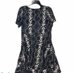None Capsule fit & flare dress size 10 snakeskin print Photo 6