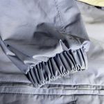 Columbia Womens Packable Lightweight Jacket Hooded Drawstring Waist Hem Blue Lrg Photo 13