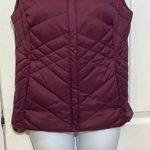 The North Face Down Alpz Vest 550 Fill Medium Maroon size XS Photo 3