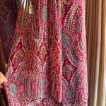 Fire Los Angeles Red and Pink Sheath Cocktail Dress Photo 4