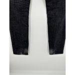 EXPRESS  Black Wash Stella Skinny Denim Jeans Distressed Mid‎ Rise Women Size 10 Photo 6