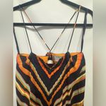 Anthropologie Chevron Slip Dress size Medium-tiny flaw see photo Photo 8