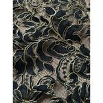 Balenciaga  Black & Gold Lace Sleeveless Mini Dress US6, FR38 Photo 8