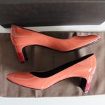Bottega Veneta  Coral Patent Leather Closed Toe Low Pumps Photo 3