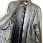 The Limited Vintage Y2K 90s Slouchy Oversized Open Black Leather Jacket womens M Photo 3