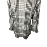 BASLER Gray Taupe Plaid Silk Blend Blazer Jacket Size FR 44 / US 12 Photo 7