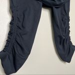 Athleta  Skirted Leggings Size S Black Capri Cropped Active Stretch Photo 5