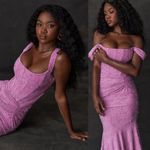 House Of CB 'Cesca' Rose Pink Floral Maxi Dress NWOT size XS Photo 12