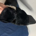 VHNY Criss Cross Fuzzy Flurry Cozy House Slides Warm Slippers for Indoor Outdoor Black Size 9 Photo 2