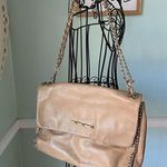 Elaine Turner  Shoulder Bag M Tan Leather Adjustable Magnetic Closure Retro Glam Photo 0