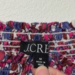 J.Crew  Afternoon Linen Sun Dress in Berry Floral BR439 Women's Size Medium Photo 3