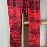 The North Face  Women's M Motus Tight II Red Brushstroke Active Leggings FlashDry Run Photo 0