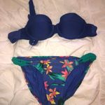 Aerie Purple Floral Push Up Bikini Photo 0