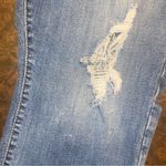 Torrid  Distressed Stretch Jeans with Floral Appliqué & Raw Hem Photo 3