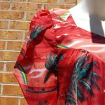 Winnie Fashion hawaii Hawaiian MuuMuu Hawaiian Dress Floral dress Red Size M Photo 8