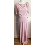 Jenny Yoo JY • NWT JY511 Sueded Rose Pink Maracaine Jersey Bridesmaids Dress Photo 2