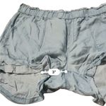 Aerie  Chambray Blue Elasticized Waist High‎ Rise Shorts Sz M Photo 8
