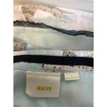 Maeve Anthropologie Skirt Women Size 8 Blue Birds Music Note Cloud Art Sparrow Photo 2