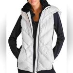 DKNY Women's WHITE HOODED Puffer Vest Photo 0