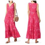Figue Idira Maxi Dress in Pink Size M Photo 10