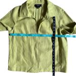 Talbots 100% Pure Irish Linen Blazer Jacket Womens Size Medium Spring Green Photo 2