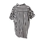 A New Day  Striped Shirtdress Size Medium Navy White Stripe Photo 6