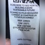 frame denim FRAME Le High N Tight Straight Cut-Out Waist‎ Jeans in Film Noir Black Size 25 Photo 15