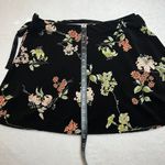 Brandy Melville  Floral Print Genevieve Wrap Mini Skirt Size O/S Dark Romantic Photo 9