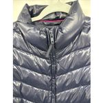 Talbots  Puffer Down Vest Woman's Size Large Navy Quilted Outdoor Photo 2
