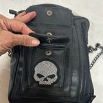Black Crossbody Bag with Skull Design Photo 2