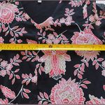 JM Collection Women's Printed Split-Front Tunic Top (Black Pink, Medium) Blouse Photo 10