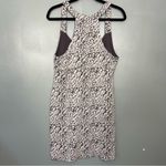 Free People  Racer Back Mini Dress Leopard Jersey Gray Women’s Large Photo 4