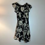 Free People French Quarter Black Floral Wrap Dress Size xs Photo 6