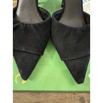 Kate Spade Heels Shayna D'Orsay Ruffle Kitten Heel Pointed Toe Black Size 7.5 Photo 3