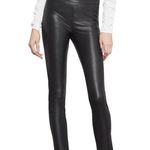 BCBGMAXAZRIA  Blossom High Rise Faux Leather Leggings Ankle Skinny Black XS Photo 0