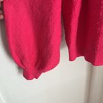 Free People Pink Found My Friend Pullover Crewneck Textured Sweater Size Large Photo 4