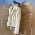 Bongo Vintage  cream faux fur jacket coat EUC woman’s XL Photo 2