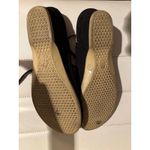 VITAL Black Suede Lace Up Wedge Sandals Women's Size 38 US 7.5 Made in Austria Photo 7