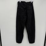 Old Navy  Extra High Rise Black Balloon Jeans Size 4 Tall Distress Photo 7