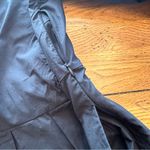 Who What Wear  Black Dress Eyelet Balloon Sleeves 100% Cotton Small Photo 7