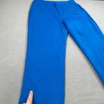 ZARA  Dress Pants Linen Viscose Blend Womens 30x30 Blue Business Casual Trousers Photo 7