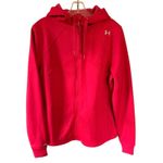 Under Armour ColdGear Fleece Hoodie – Women’s Large – Red Photo 1