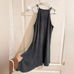 Bishop and Young Final Price  Faux Suede Gray Mini Dress Photo 4